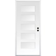 Trimlite Exterior Single Door, Left Hand/Inswing, 1.75 Thick, Fiberglass 3068LHISPSF5PSHK69161DM